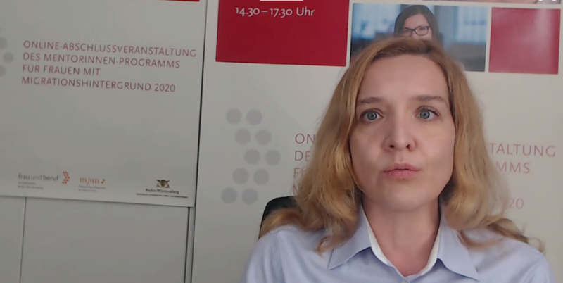 Anastasia Riedel - Mentorin Kontaktstelle Stuttgart