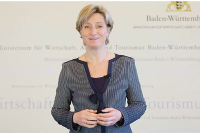 Videogruß: Wirtschaftsministerin Dr. Hoffmeister-Kraut